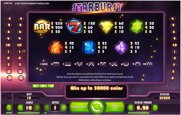 starburst free game